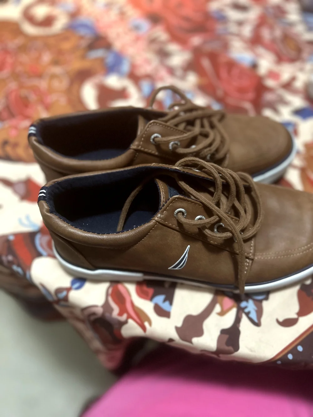 Boy's Brown Casual Sneakers - Nautica Style
